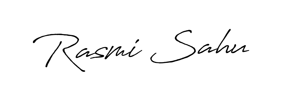 Rasmi Sahu stylish signature style. Best Handwritten Sign (Antro_Vectra_Bolder) for my name. Handwritten Signature Collection Ideas for my name Rasmi Sahu. Rasmi Sahu signature style 7 images and pictures png