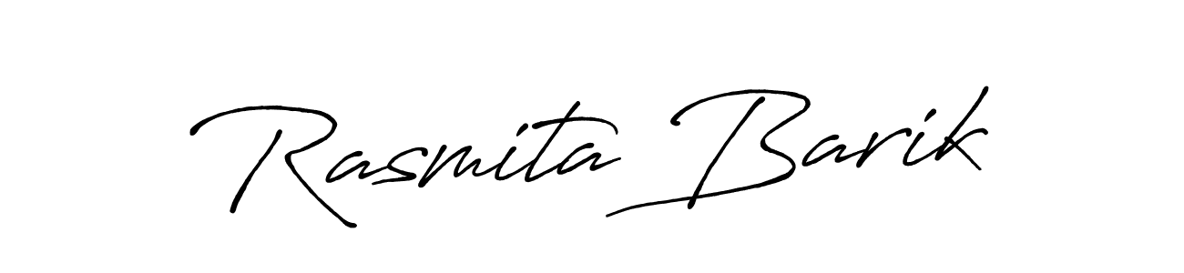 Make a beautiful signature design for name Rasmita Barik. With this signature (Antro_Vectra_Bolder) style, you can create a handwritten signature for free. Rasmita Barik signature style 7 images and pictures png