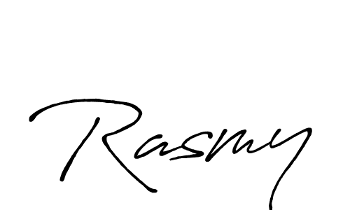 Rasmy stylish signature style. Best Handwritten Sign (Antro_Vectra_Bolder) for my name. Handwritten Signature Collection Ideas for my name Rasmy. Rasmy signature style 7 images and pictures png