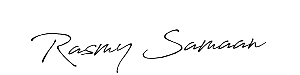 You can use this online signature creator to create a handwritten signature for the name Rasmy Samaan. This is the best online autograph maker. Rasmy Samaan signature style 7 images and pictures png