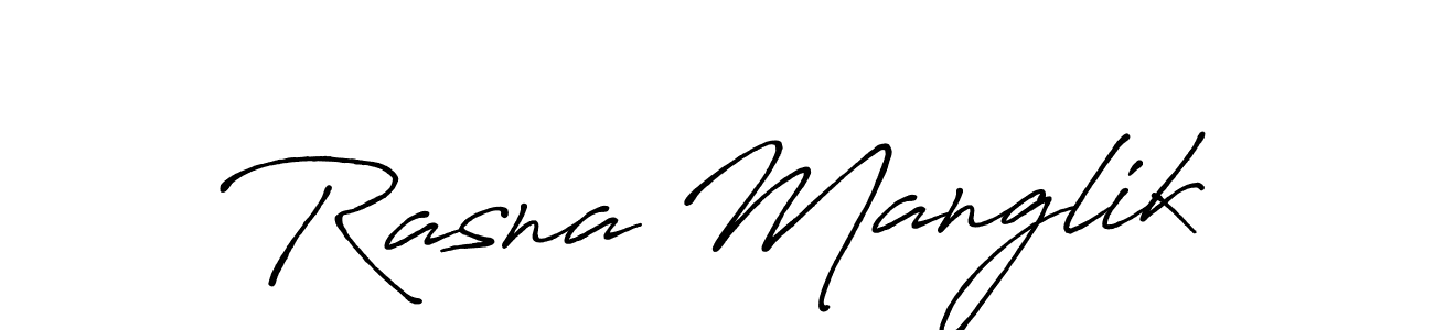 Also You can easily find your signature by using the search form. We will create Rasna Manglik name handwritten signature images for you free of cost using Antro_Vectra_Bolder sign style. Rasna Manglik signature style 7 images and pictures png