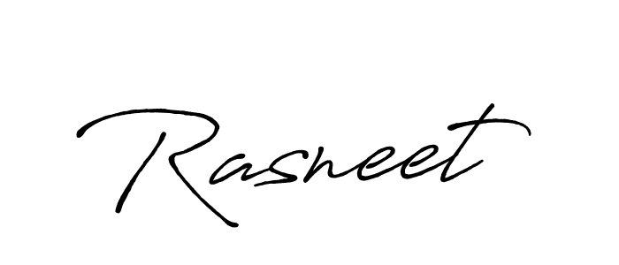 How to make Rasneet name signature. Use Antro_Vectra_Bolder style for creating short signs online. This is the latest handwritten sign. Rasneet signature style 7 images and pictures png