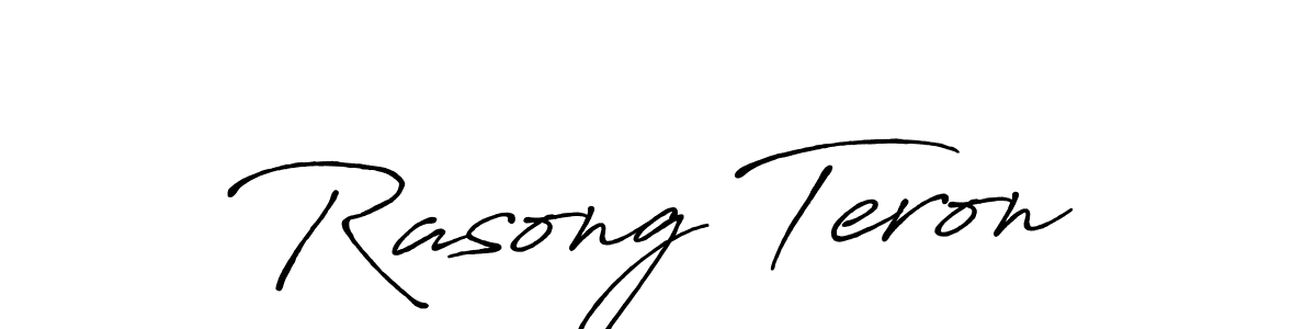 Here are the top 10 professional signature styles for the name Rasong Teron. These are the best autograph styles you can use for your name. Rasong Teron signature style 7 images and pictures png