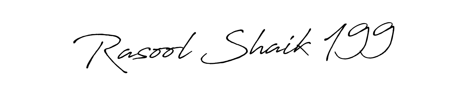 if you are searching for the best signature style for your name Rasool Shaik 199. so please give up your signature search. here we have designed multiple signature styles  using Antro_Vectra_Bolder. Rasool Shaik 199 signature style 7 images and pictures png