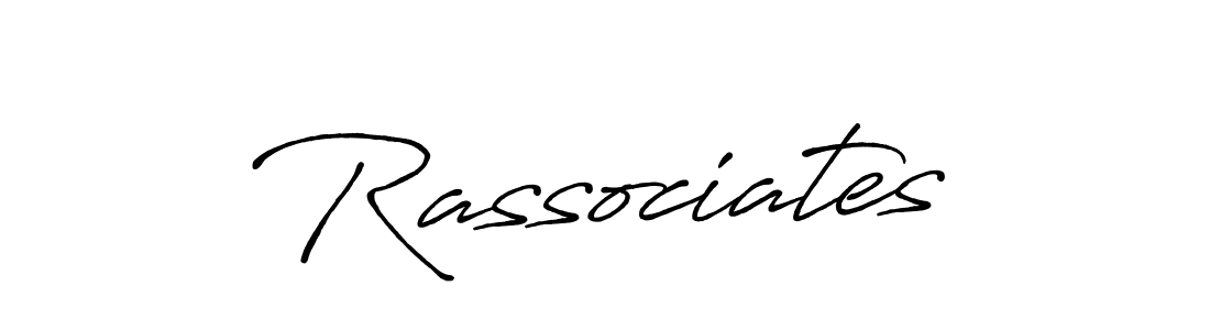 Also You can easily find your signature by using the search form. We will create Rassociates name handwritten signature images for you free of cost using Antro_Vectra_Bolder sign style. Rassociates signature style 7 images and pictures png