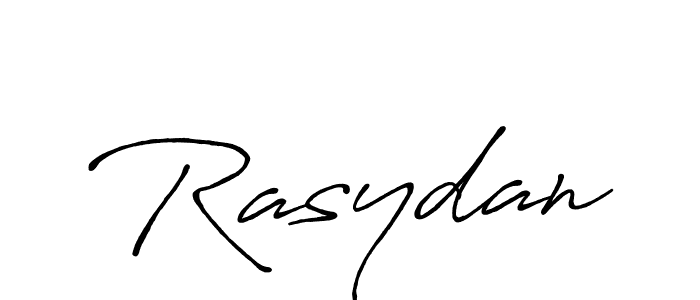 How to make Rasydan signature? Antro_Vectra_Bolder is a professional autograph style. Create handwritten signature for Rasydan name. Rasydan signature style 7 images and pictures png
