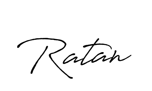 Make a beautiful signature design for name Ratan. With this signature (Antro_Vectra_Bolder) style, you can create a handwritten signature for free. Ratan signature style 7 images and pictures png