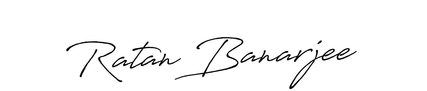 Use a signature maker to create a handwritten signature online. With this signature software, you can design (Antro_Vectra_Bolder) your own signature for name Ratan Banarjee. Ratan Banarjee signature style 7 images and pictures png