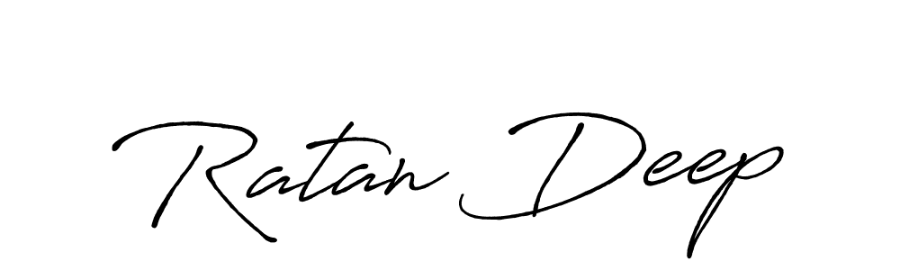 Use a signature maker to create a handwritten signature online. With this signature software, you can design (Antro_Vectra_Bolder) your own signature for name Ratan Deep. Ratan Deep signature style 7 images and pictures png