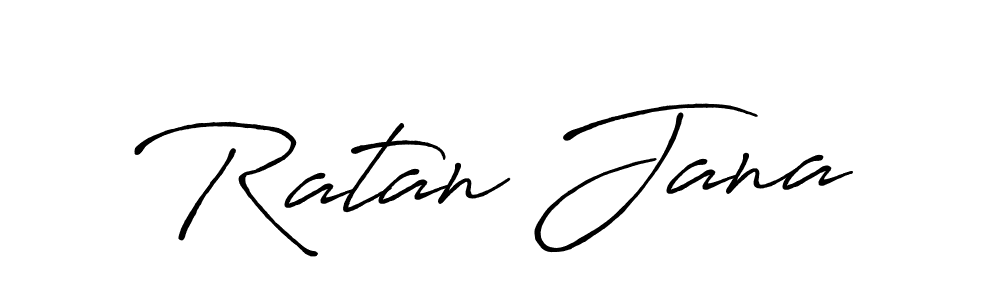 Also You can easily find your signature by using the search form. We will create Ratan Jana name handwritten signature images for you free of cost using Antro_Vectra_Bolder sign style. Ratan Jana signature style 7 images and pictures png