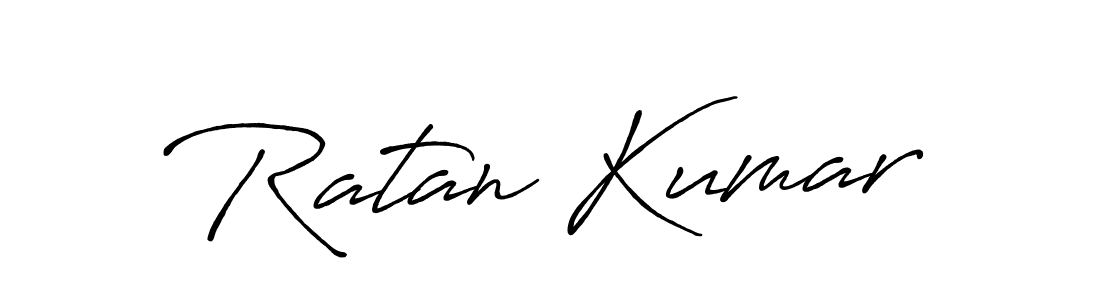 Use a signature maker to create a handwritten signature online. With this signature software, you can design (Antro_Vectra_Bolder) your own signature for name Ratan Kumar. Ratan Kumar signature style 7 images and pictures png