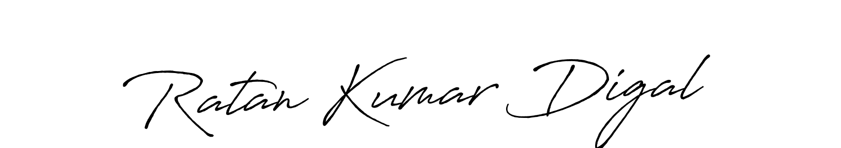 Ratan Kumar Digal stylish signature style. Best Handwritten Sign (Antro_Vectra_Bolder) for my name. Handwritten Signature Collection Ideas for my name Ratan Kumar Digal. Ratan Kumar Digal signature style 7 images and pictures png