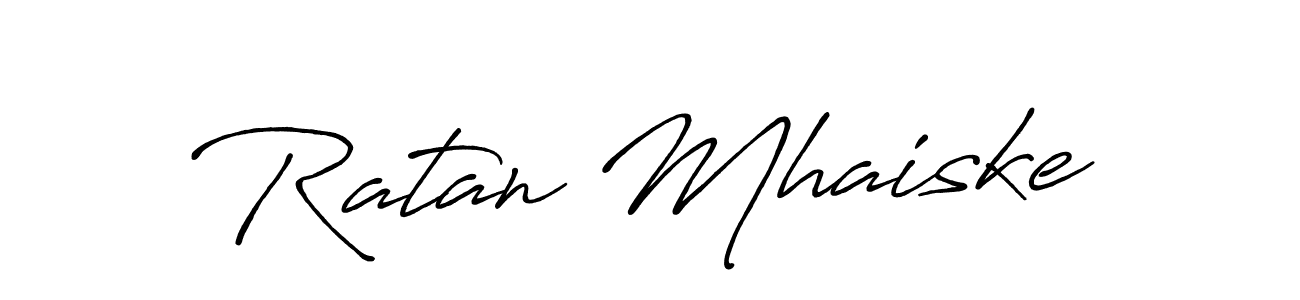 Also You can easily find your signature by using the search form. We will create Ratan Mhaiske name handwritten signature images for you free of cost using Antro_Vectra_Bolder sign style. Ratan Mhaiske signature style 7 images and pictures png