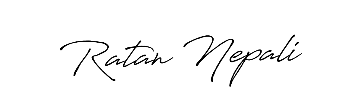 if you are searching for the best signature style for your name Ratan Nepali. so please give up your signature search. here we have designed multiple signature styles  using Antro_Vectra_Bolder. Ratan Nepali signature style 7 images and pictures png