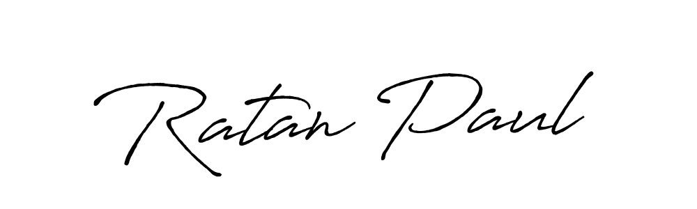 Ratan Paul stylish signature style. Best Handwritten Sign (Antro_Vectra_Bolder) for my name. Handwritten Signature Collection Ideas for my name Ratan Paul. Ratan Paul signature style 7 images and pictures png