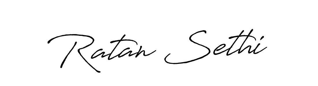 The best way (Antro_Vectra_Bolder) to make a short signature is to pick only two or three words in your name. The name Ratan Sethi include a total of six letters. For converting this name. Ratan Sethi signature style 7 images and pictures png