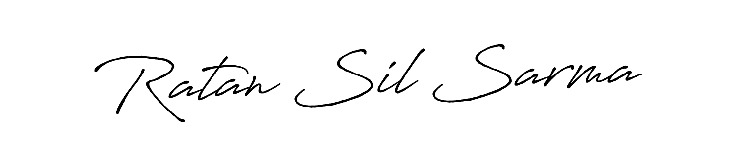 Use a signature maker to create a handwritten signature online. With this signature software, you can design (Antro_Vectra_Bolder) your own signature for name Ratan Sil Sarma. Ratan Sil Sarma signature style 7 images and pictures png