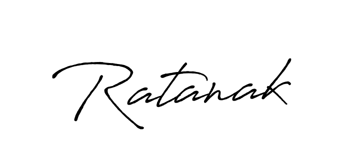 Make a beautiful signature design for name Ratanak. With this signature (Antro_Vectra_Bolder) style, you can create a handwritten signature for free. Ratanak signature style 7 images and pictures png