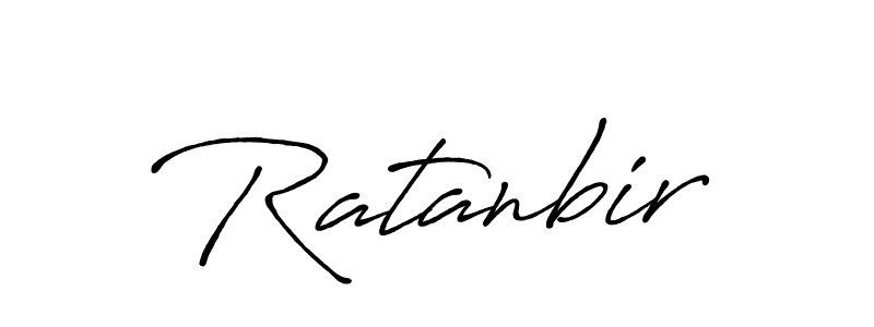 Use a signature maker to create a handwritten signature online. With this signature software, you can design (Antro_Vectra_Bolder) your own signature for name Ratanbir. Ratanbir signature style 7 images and pictures png