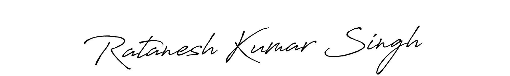 Antro_Vectra_Bolder is a professional signature style that is perfect for those who want to add a touch of class to their signature. It is also a great choice for those who want to make their signature more unique. Get Ratanesh Kumar Singh name to fancy signature for free. Ratanesh Kumar Singh signature style 7 images and pictures png