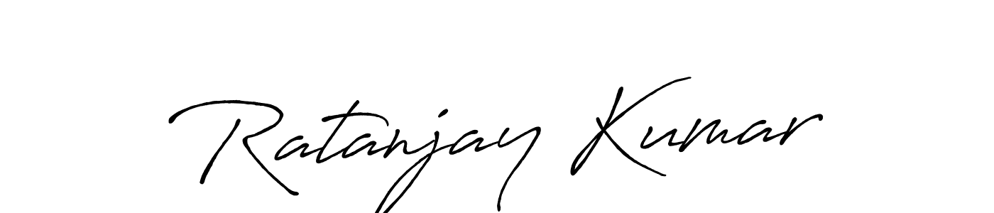 How to make Ratanjay Kumar signature? Antro_Vectra_Bolder is a professional autograph style. Create handwritten signature for Ratanjay Kumar name. Ratanjay Kumar signature style 7 images and pictures png