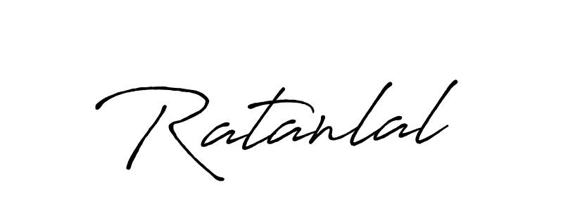 How to make Ratanlal signature? Antro_Vectra_Bolder is a professional autograph style. Create handwritten signature for Ratanlal name. Ratanlal signature style 7 images and pictures png