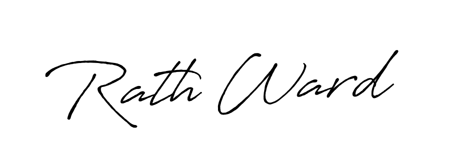 Use a signature maker to create a handwritten signature online. With this signature software, you can design (Antro_Vectra_Bolder) your own signature for name Rath Ward. Rath Ward signature style 7 images and pictures png