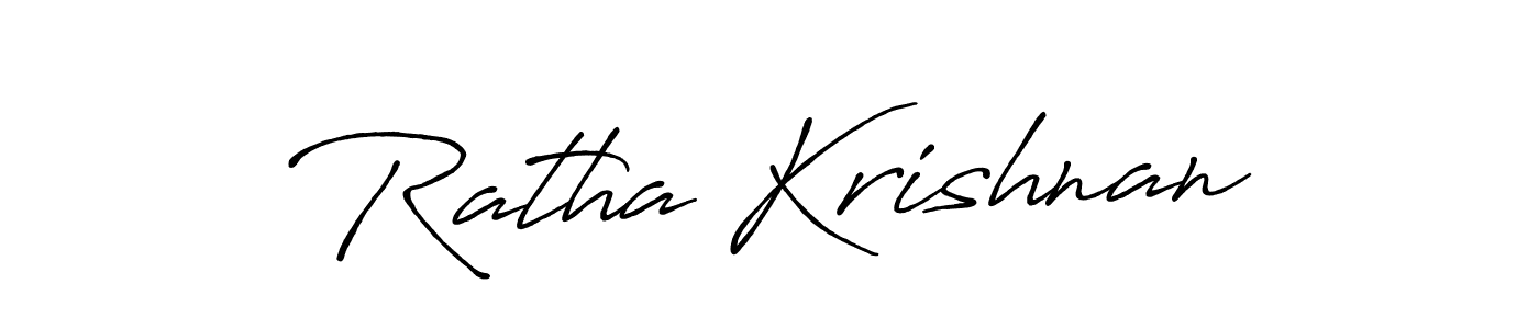 Make a beautiful signature design for name Ratha Krishnan. Use this online signature maker to create a handwritten signature for free. Ratha Krishnan signature style 7 images and pictures png