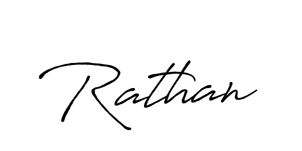 Create a beautiful signature design for name Rathan. With this signature (Antro_Vectra_Bolder) fonts, you can make a handwritten signature for free. Rathan signature style 7 images and pictures png