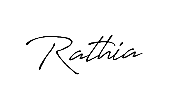 Rathia stylish signature style. Best Handwritten Sign (Antro_Vectra_Bolder) for my name. Handwritten Signature Collection Ideas for my name Rathia. Rathia signature style 7 images and pictures png