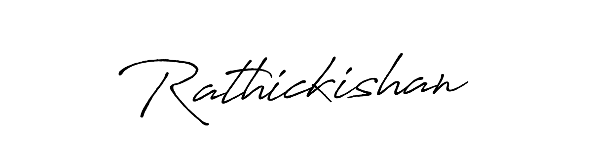 Similarly Antro_Vectra_Bolder is the best handwritten signature design. Signature creator online .You can use it as an online autograph creator for name Rathickishan. Rathickishan signature style 7 images and pictures png