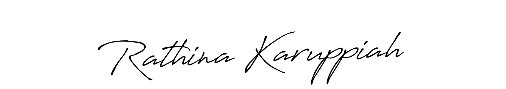 Design your own signature with our free online signature maker. With this signature software, you can create a handwritten (Antro_Vectra_Bolder) signature for name Rathina Karuppiah. Rathina Karuppiah signature style 7 images and pictures png