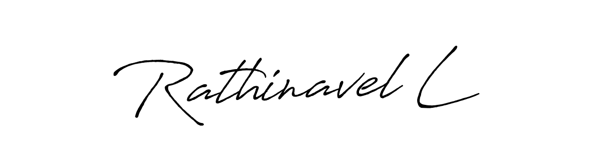 The best way (Antro_Vectra_Bolder) to make a short signature is to pick only two or three words in your name. The name Rathinavel L include a total of six letters. For converting this name. Rathinavel L signature style 7 images and pictures png