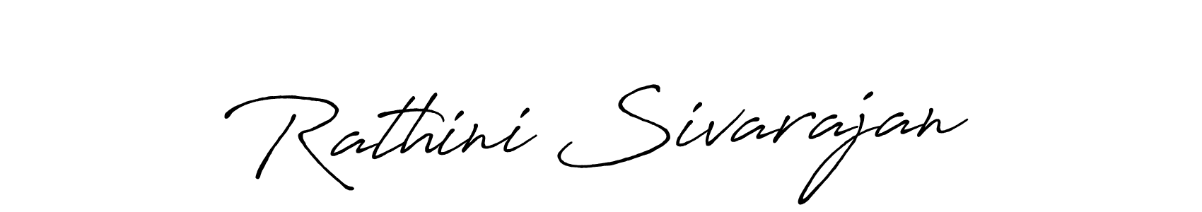 The best way (Antro_Vectra_Bolder) to make a short signature is to pick only two or three words in your name. The name Rathini Sivarajan include a total of six letters. For converting this name. Rathini Sivarajan signature style 7 images and pictures png