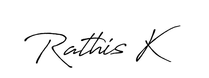 Here are the top 10 professional signature styles for the name Rathis K. These are the best autograph styles you can use for your name. Rathis K signature style 7 images and pictures png