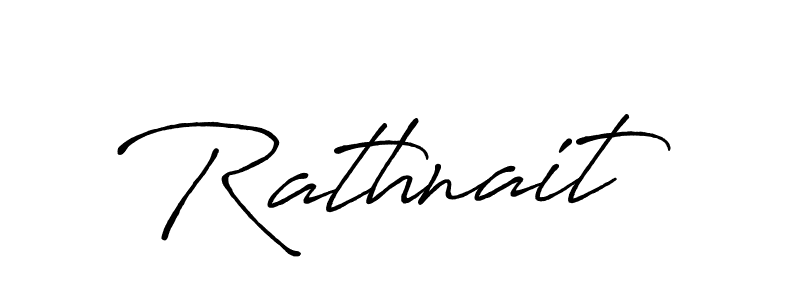 Rathnait stylish signature style. Best Handwritten Sign (Antro_Vectra_Bolder) for my name. Handwritten Signature Collection Ideas for my name Rathnait. Rathnait signature style 7 images and pictures png