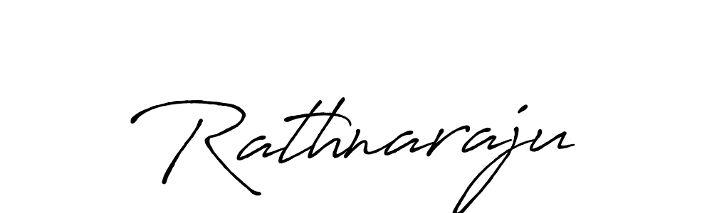 How to make Rathnaraju name signature. Use Antro_Vectra_Bolder style for creating short signs online. This is the latest handwritten sign. Rathnaraju signature style 7 images and pictures png