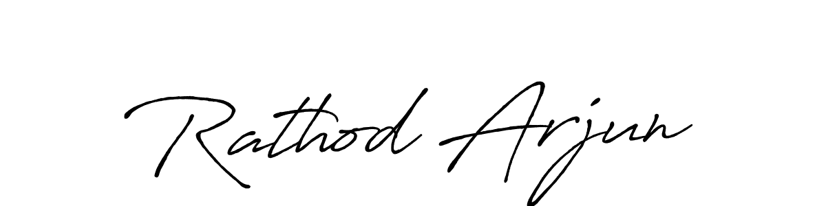Make a short Rathod Arjun signature style. Manage your documents anywhere anytime using Antro_Vectra_Bolder. Create and add eSignatures, submit forms, share and send files easily. Rathod Arjun signature style 7 images and pictures png