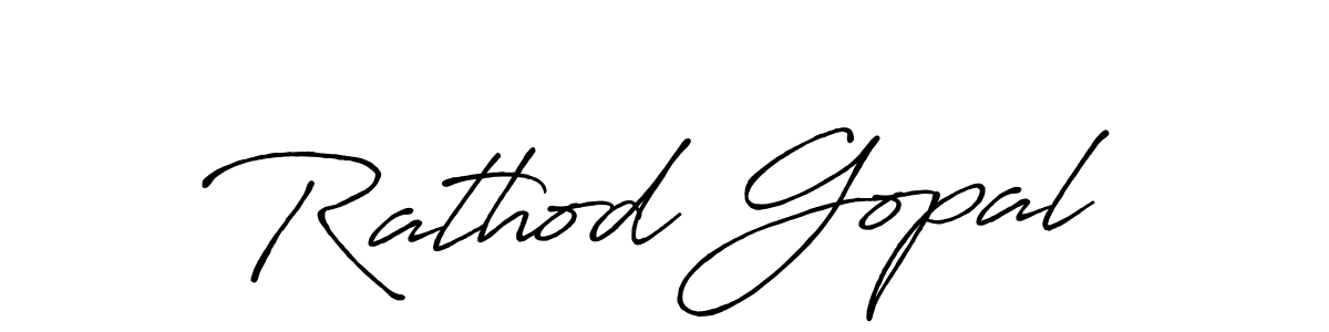 Rathod Gopal stylish signature style. Best Handwritten Sign (Antro_Vectra_Bolder) for my name. Handwritten Signature Collection Ideas for my name Rathod Gopal. Rathod Gopal signature style 7 images and pictures png