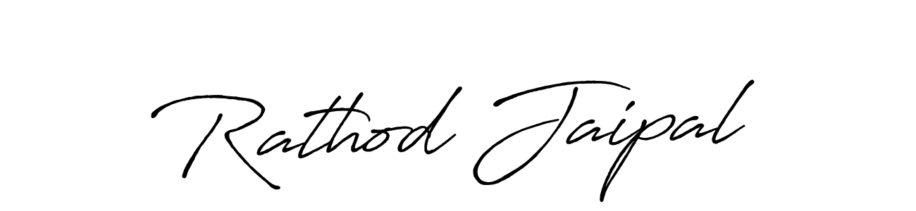 Also we have Rathod Jaipal name is the best signature style. Create professional handwritten signature collection using Antro_Vectra_Bolder autograph style. Rathod Jaipal signature style 7 images and pictures png