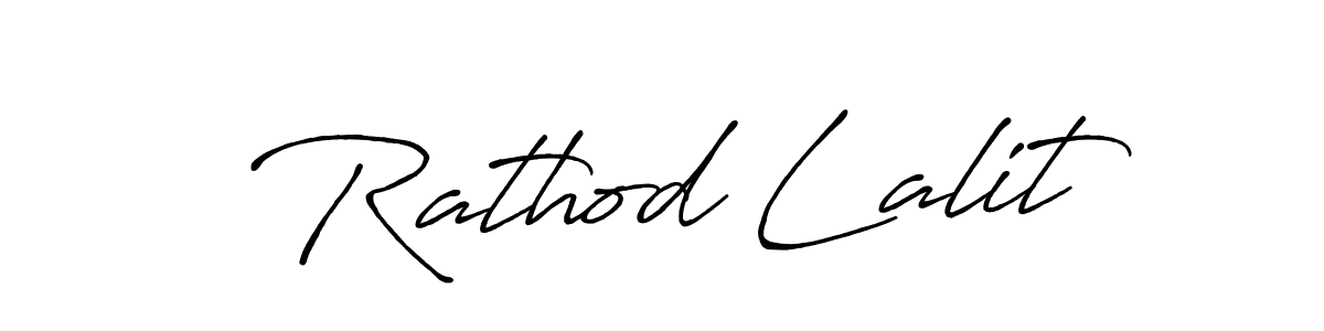 Design your own signature with our free online signature maker. With this signature software, you can create a handwritten (Antro_Vectra_Bolder) signature for name Rathod Lalit. Rathod Lalit signature style 7 images and pictures png
