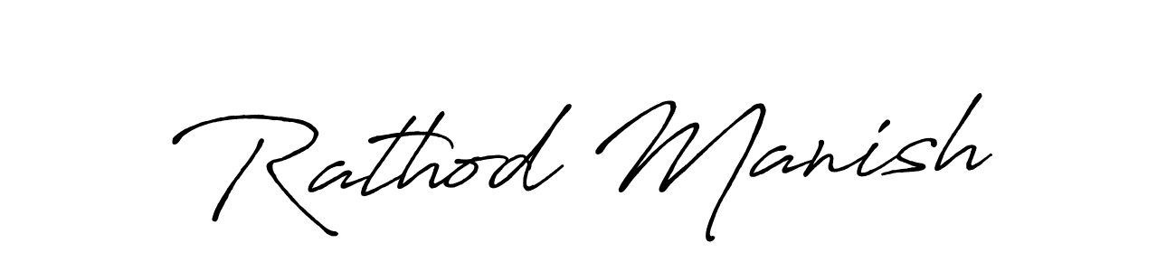 You can use this online signature creator to create a handwritten signature for the name Rathod Manish. This is the best online autograph maker. Rathod Manish signature style 7 images and pictures png