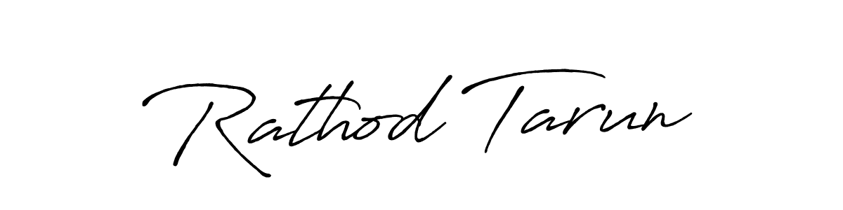 How to make Rathod Tarun signature? Antro_Vectra_Bolder is a professional autograph style. Create handwritten signature for Rathod Tarun name. Rathod Tarun signature style 7 images and pictures png