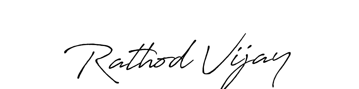 It looks lik you need a new signature style for name Rathod Vijay. Design unique handwritten (Antro_Vectra_Bolder) signature with our free signature maker in just a few clicks. Rathod Vijay signature style 7 images and pictures png