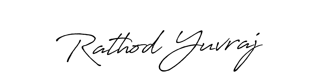 How to make Rathod Yuvraj signature? Antro_Vectra_Bolder is a professional autograph style. Create handwritten signature for Rathod Yuvraj name. Rathod Yuvraj signature style 7 images and pictures png