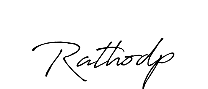 How to make Rathodp signature? Antro_Vectra_Bolder is a professional autograph style. Create handwritten signature for Rathodp name. Rathodp signature style 7 images and pictures png