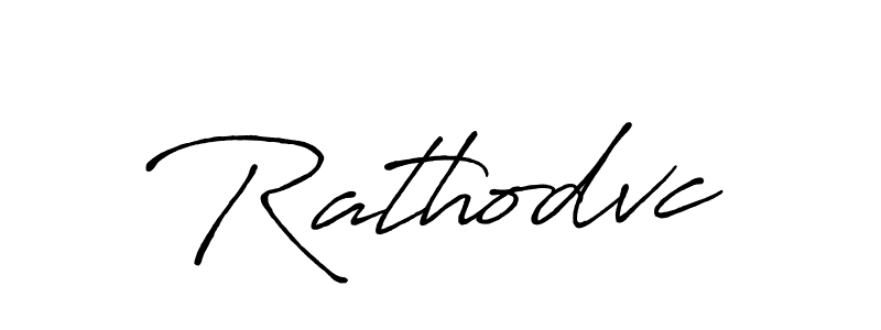 How to make Rathodvc signature? Antro_Vectra_Bolder is a professional autograph style. Create handwritten signature for Rathodvc name. Rathodvc signature style 7 images and pictures png
