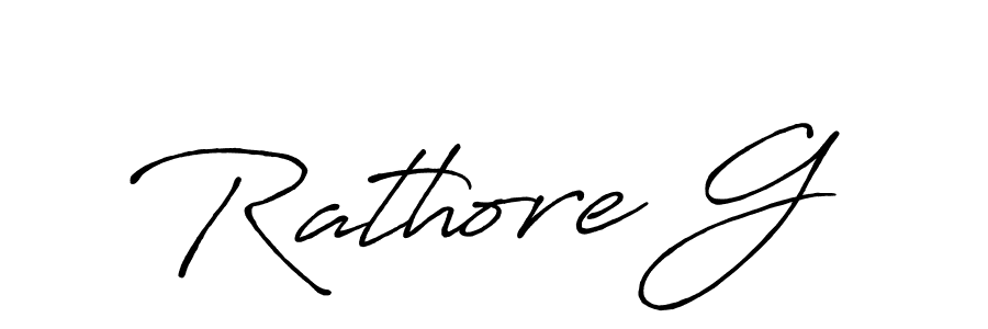 Also You can easily find your signature by using the search form. We will create Rathore G name handwritten signature images for you free of cost using Antro_Vectra_Bolder sign style. Rathore G signature style 7 images and pictures png