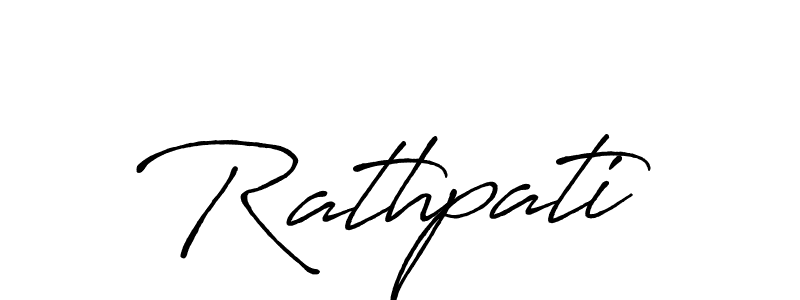 How to make Rathpati signature? Antro_Vectra_Bolder is a professional autograph style. Create handwritten signature for Rathpati name. Rathpati signature style 7 images and pictures png