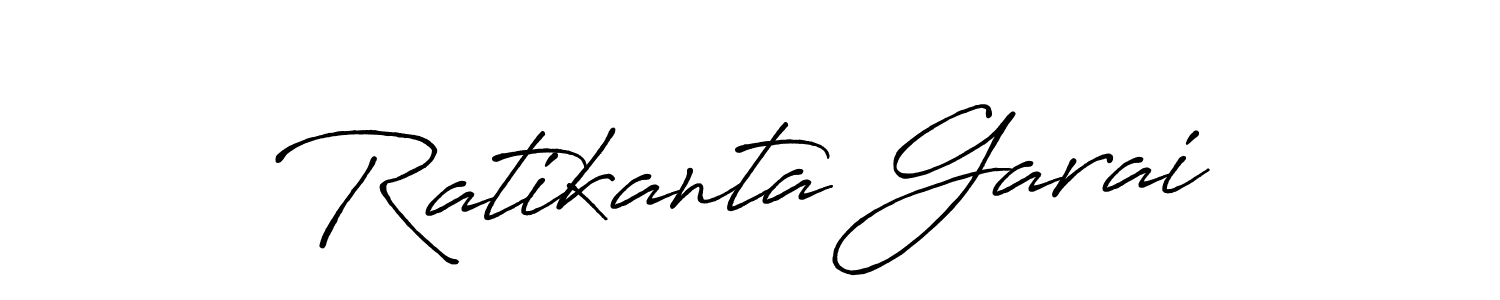 Use a signature maker to create a handwritten signature online. With this signature software, you can design (Antro_Vectra_Bolder) your own signature for name Ratikanta Garai. Ratikanta Garai signature style 7 images and pictures png